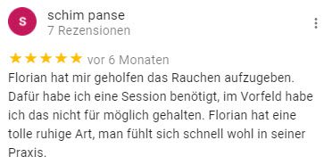Nichtraucher Hypnose Florian Günther